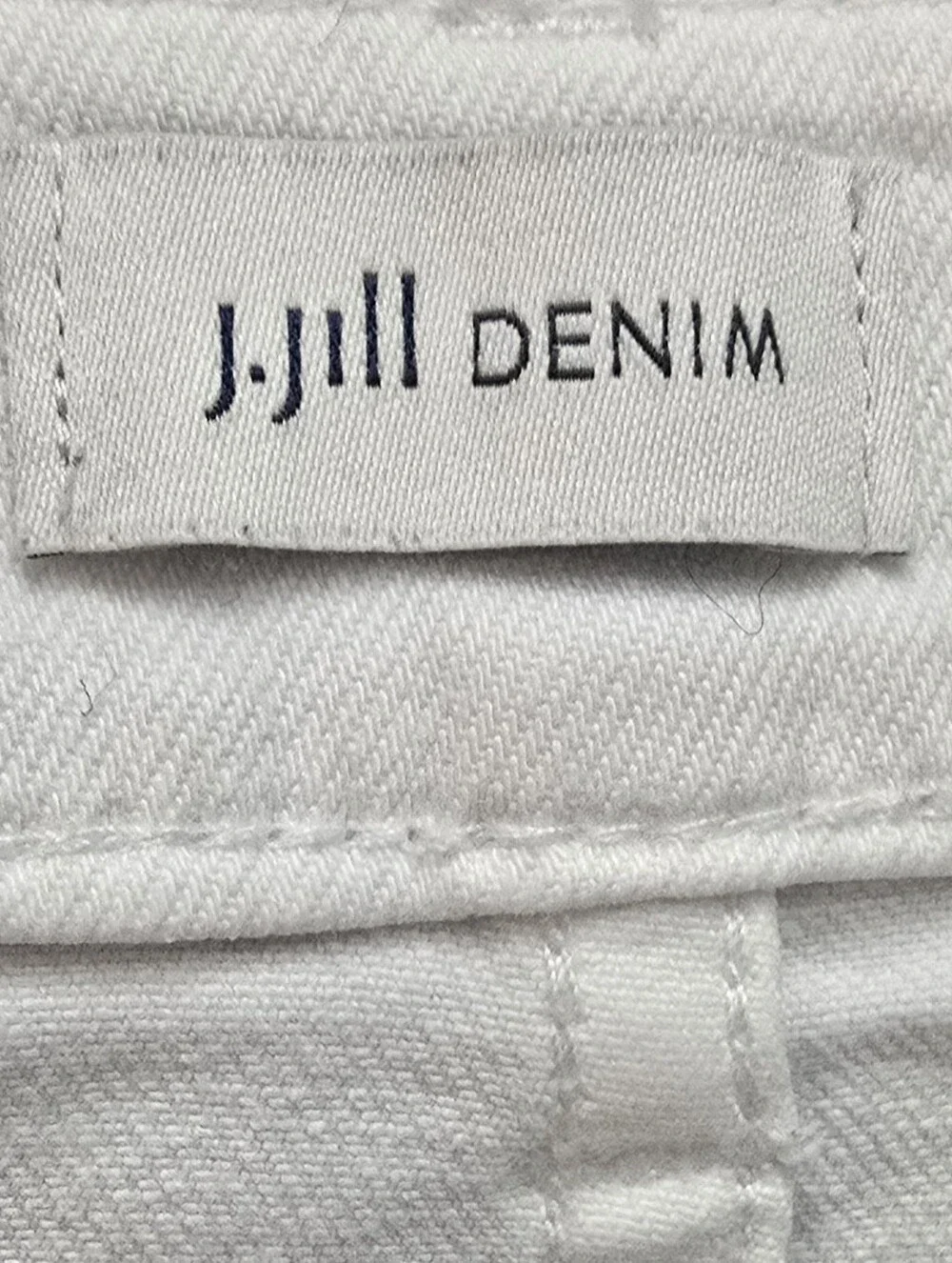 J. Jill Denim White Bermuda Shorts Size 16